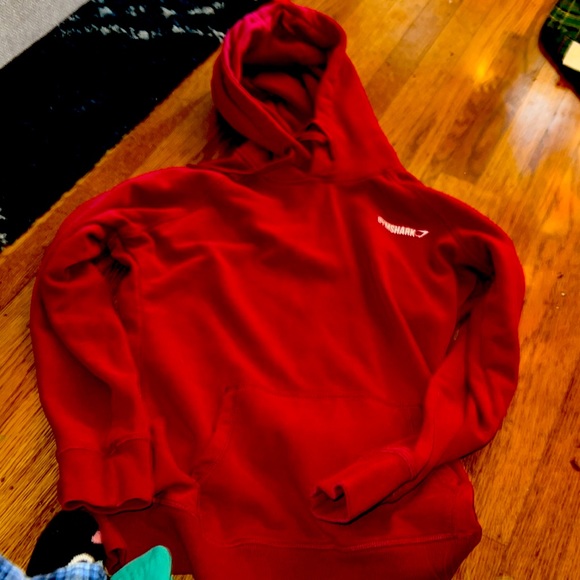 Gymshark Tops - Gymshark Women’s Large pullover hoodie. Maroon.